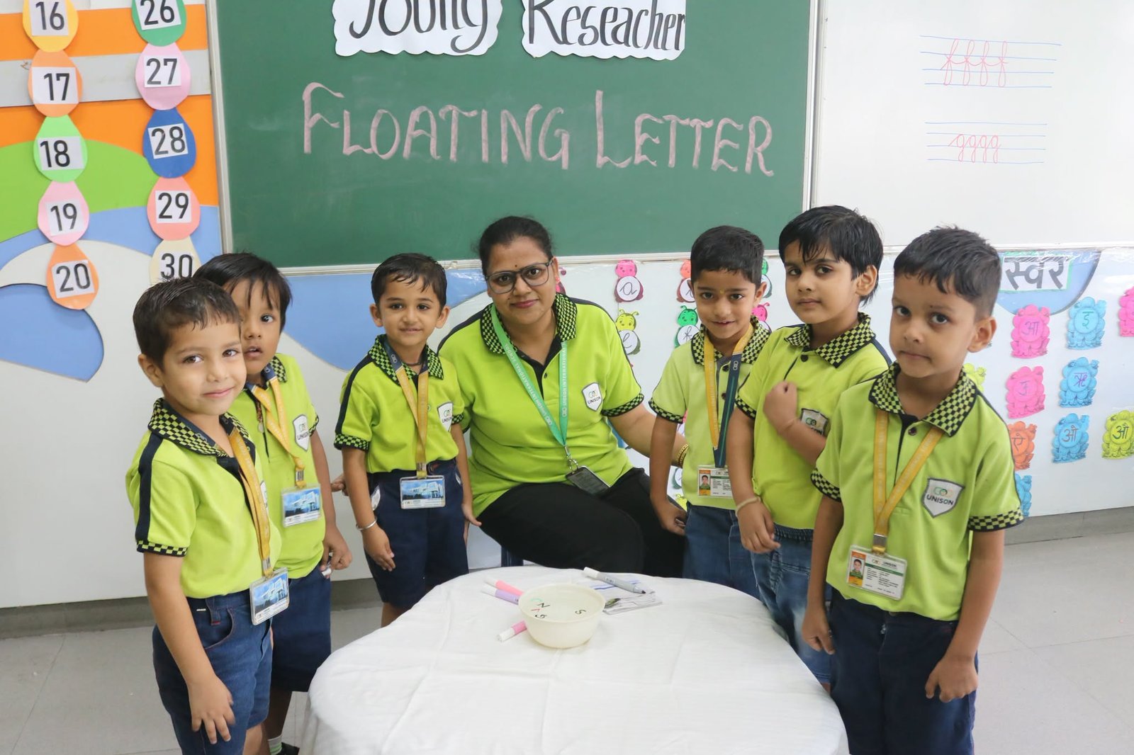 Floating Alphabets Activity